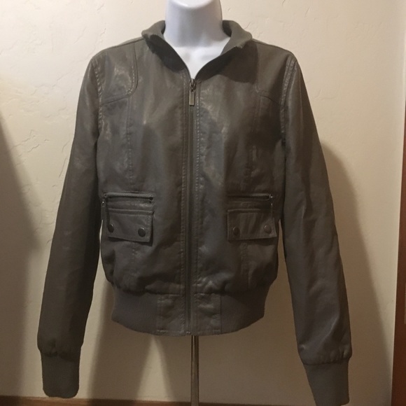 Paris Blues Jackets Coats Womens Paris Blues Jacket L Grey Poshmark